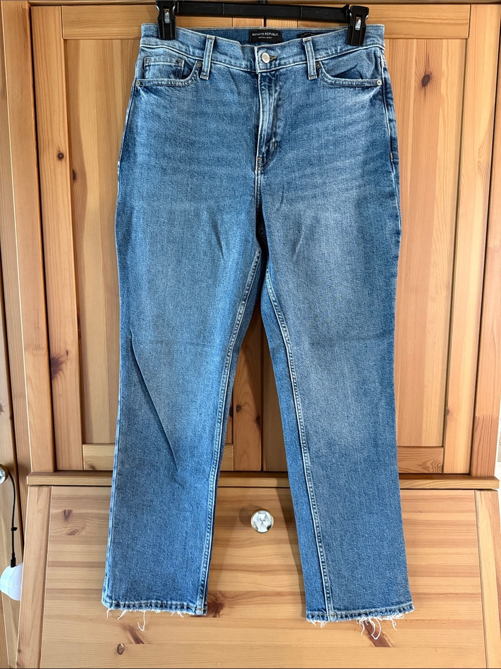 Banana Republic Premium Denim High Rise Straight 30/10